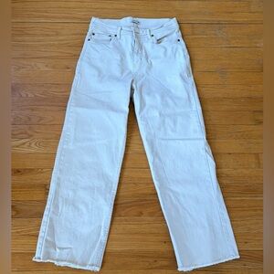 Toad&Co Women's Flare White Jeans